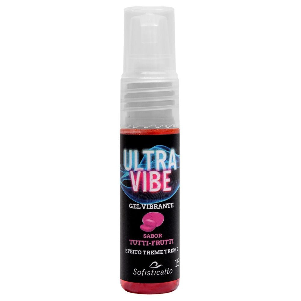 Ultra Vibe Gel Vibrante Beijável 15g Sofisticatto