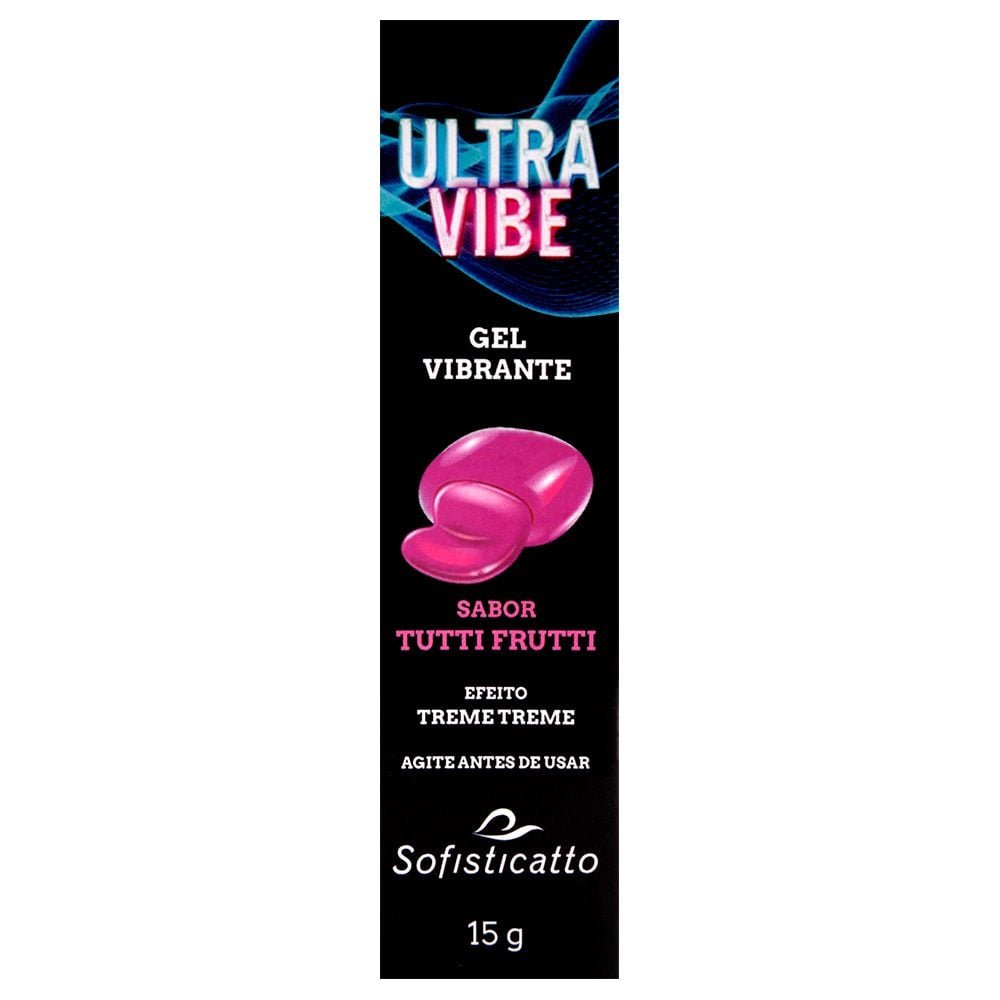 Ultra Vibe Gel Vibrante Beijável 15g Sofisticatto