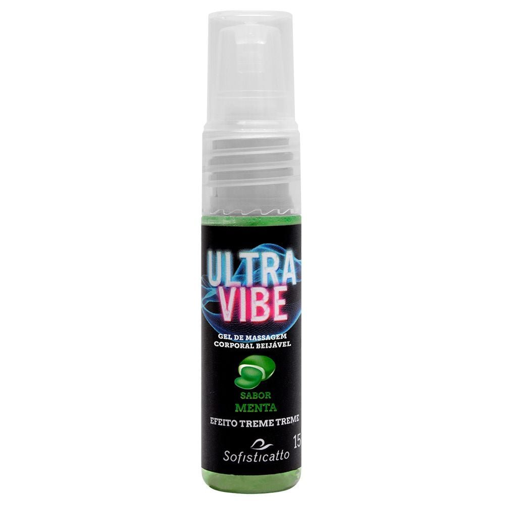 Ultra Vibe Gel Vibrante Beijável 15g Sofisticatto