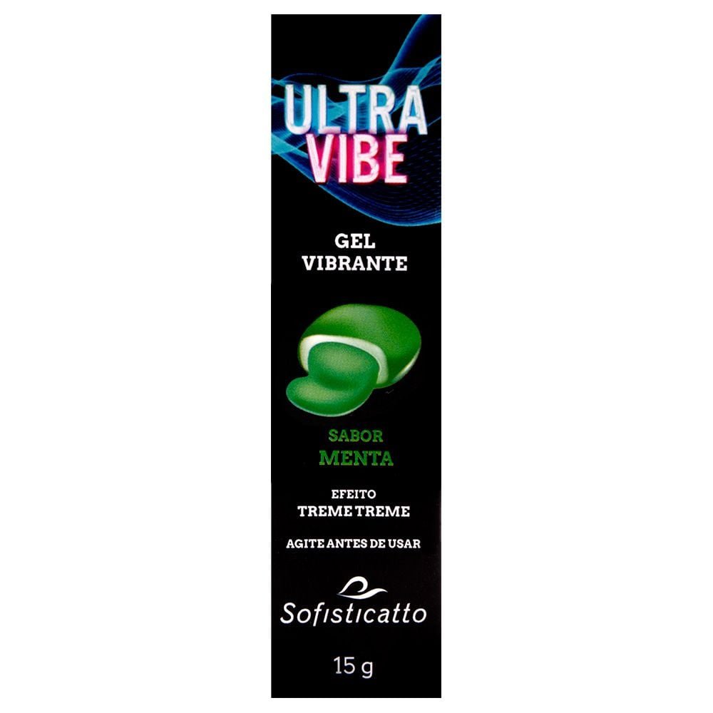 Ultra Vibe Gel Vibrante Beijável 15g Sofisticatto