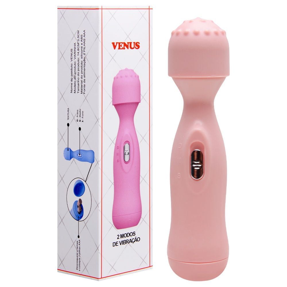 Varinha Mágica 2 Vibrações Venus Sexy Import