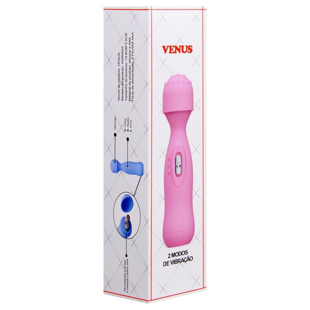 Varinha Mágica 2 Vibrações Venus Sexy Import