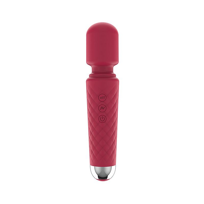 Varinha Mágica 20 Vibrações Recarregável - AS015E - Rosa
