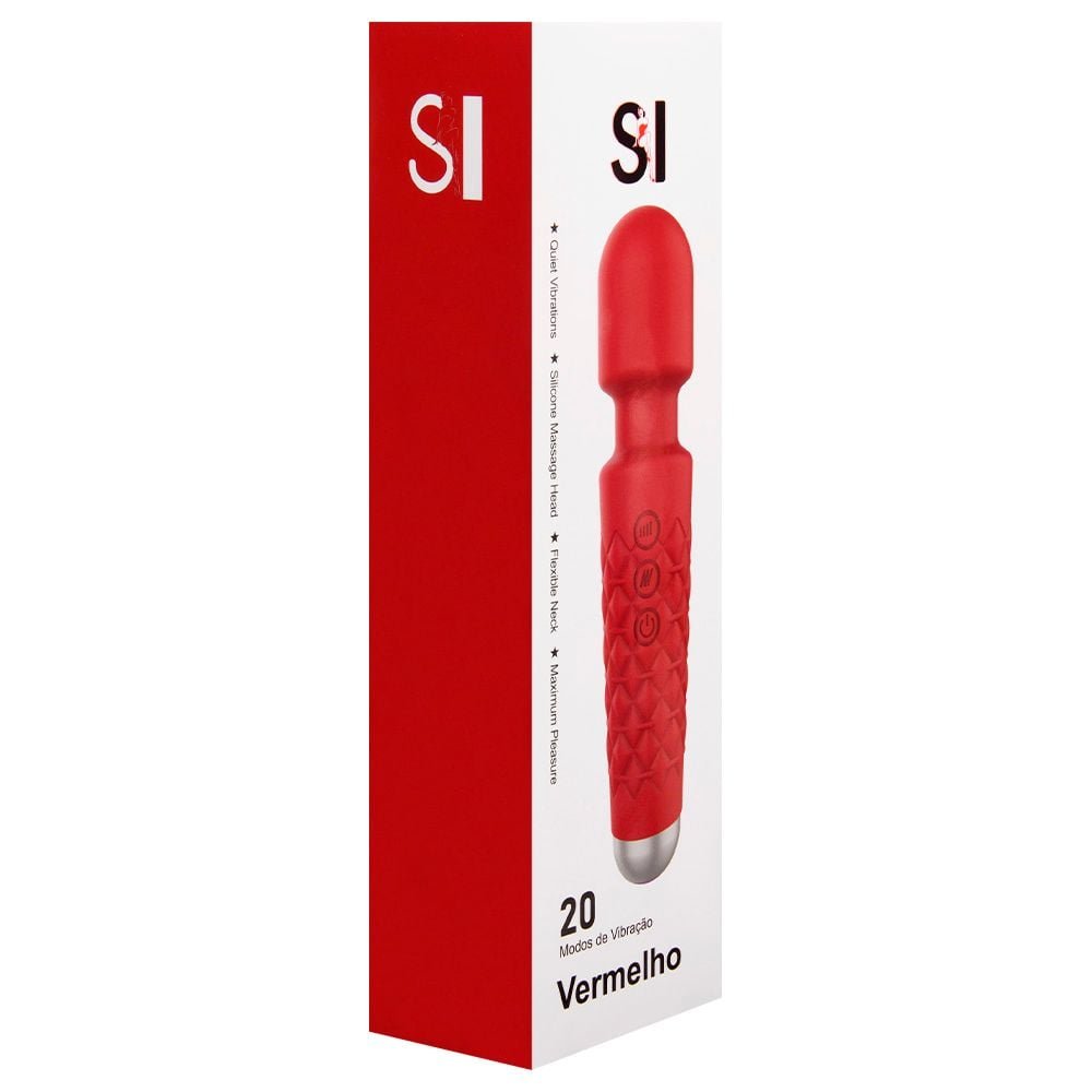 Varinha Mágica 20 Vibrações Text Usb Sexy Import