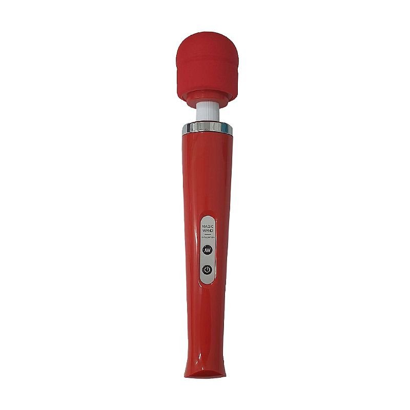 Varinha Mágica 36 cm - Vibrador Recarregável 10V - Branco