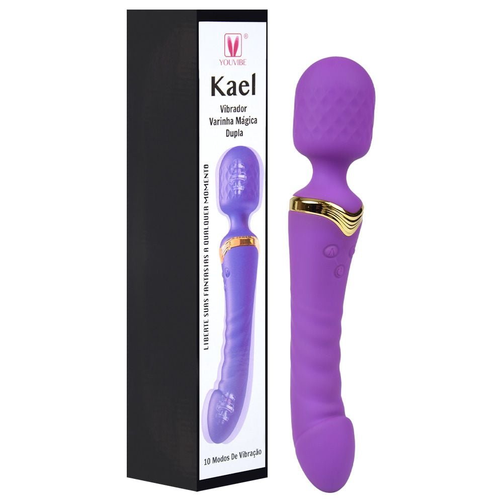 Varinha Mágica Dupla 10 Vibrações Kael Youvibe Vipmix