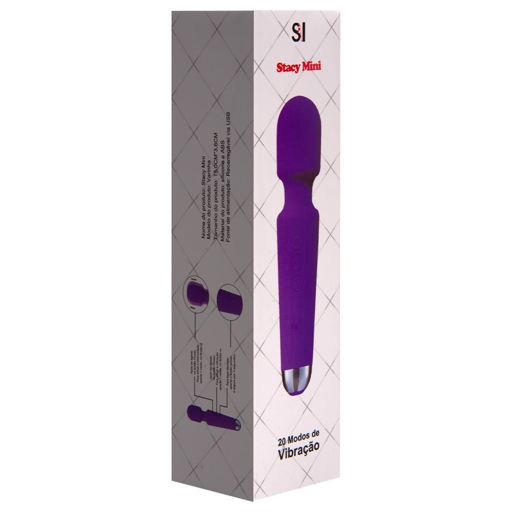 Varinha Mágica Recarregável Stacy Mini Sexy Import