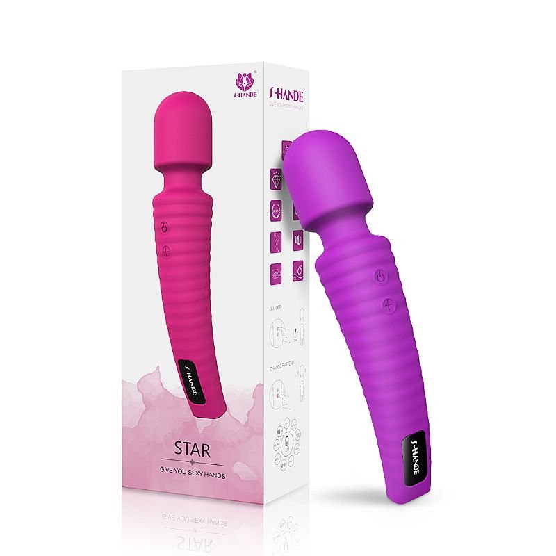 Varinha Mágica Recarregável- Star - S-Hande - Roxo