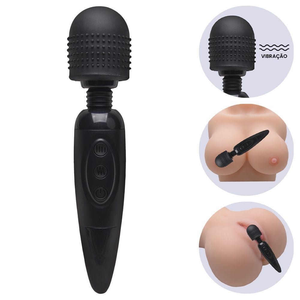 Varinha Mágica Usb 8 Intensidades 10 Vibrações Vipmix