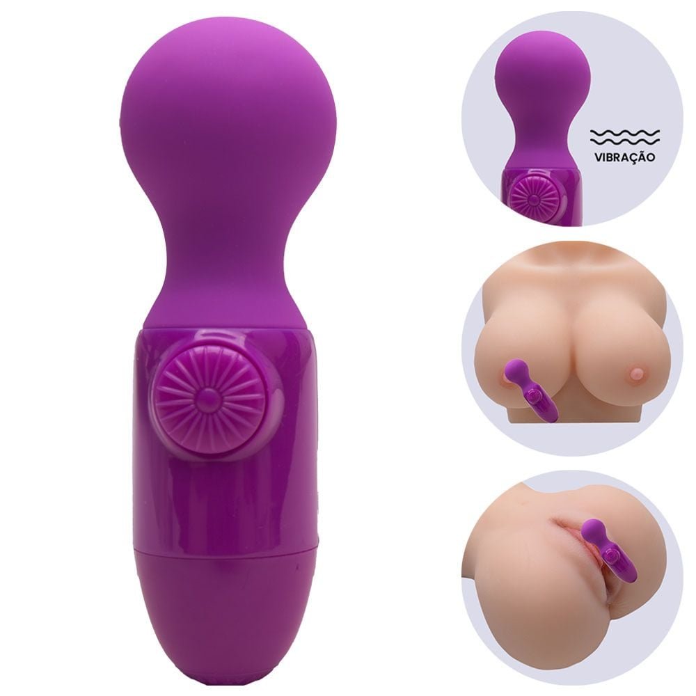 Varinha Mágica Vibrador Mini Stick Pretty Love Vipmix