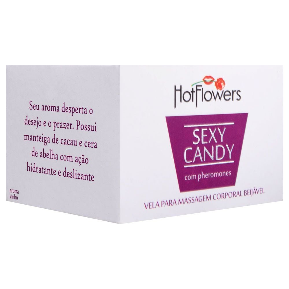 Vela Aromatizante Sexy Candy 40g Hot Flowers