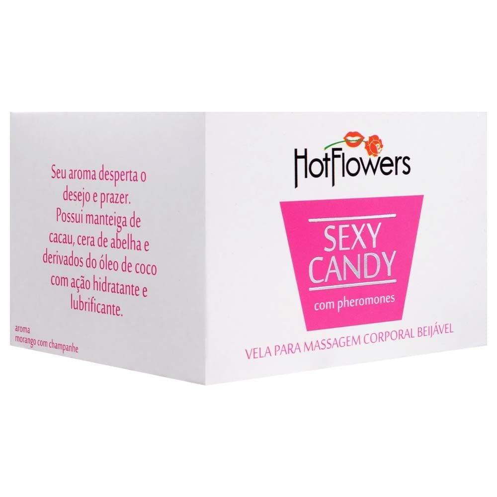 Vela Aromatizante Sexy Candy 40g Hot Flowers