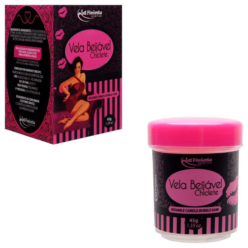 Vela Beijável 45g La Pimienta