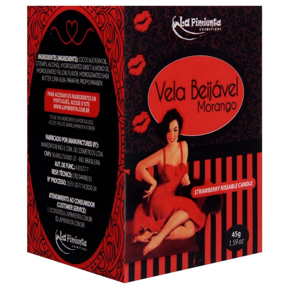 Vela Beijável 45g La Pimienta