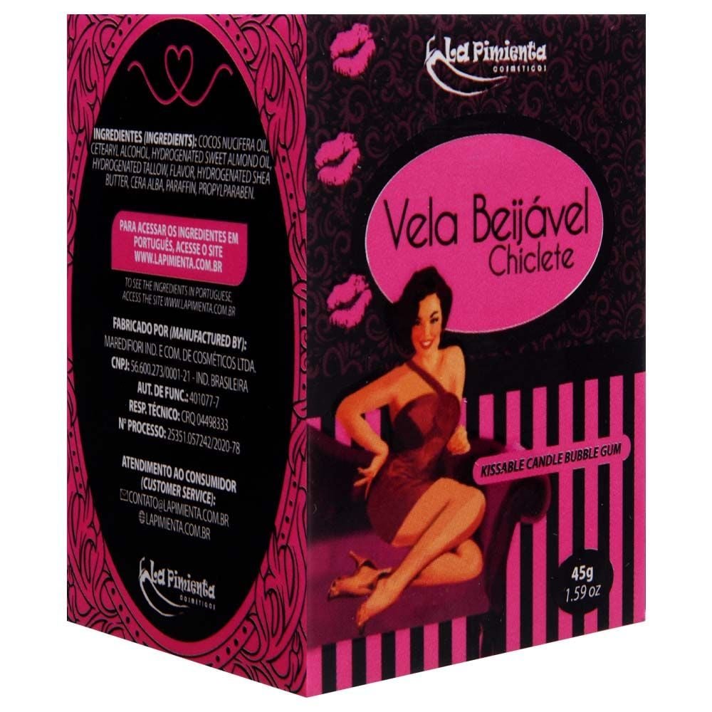 Vela Beijável 45g La Pimienta
