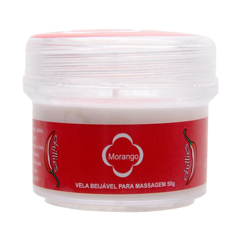 Vela Beijável Aromática Massagem 50g Chillies