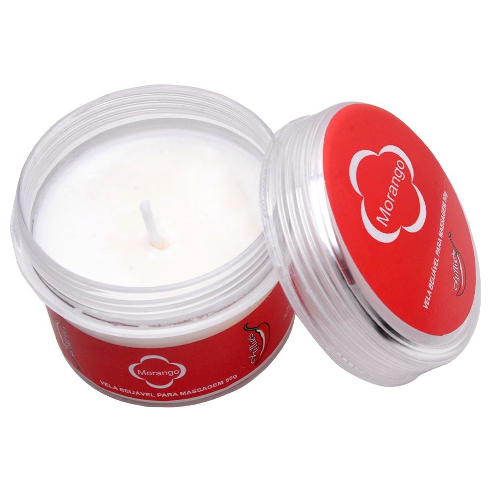 Vela Beijável Aromática Massagem 50g Chillies