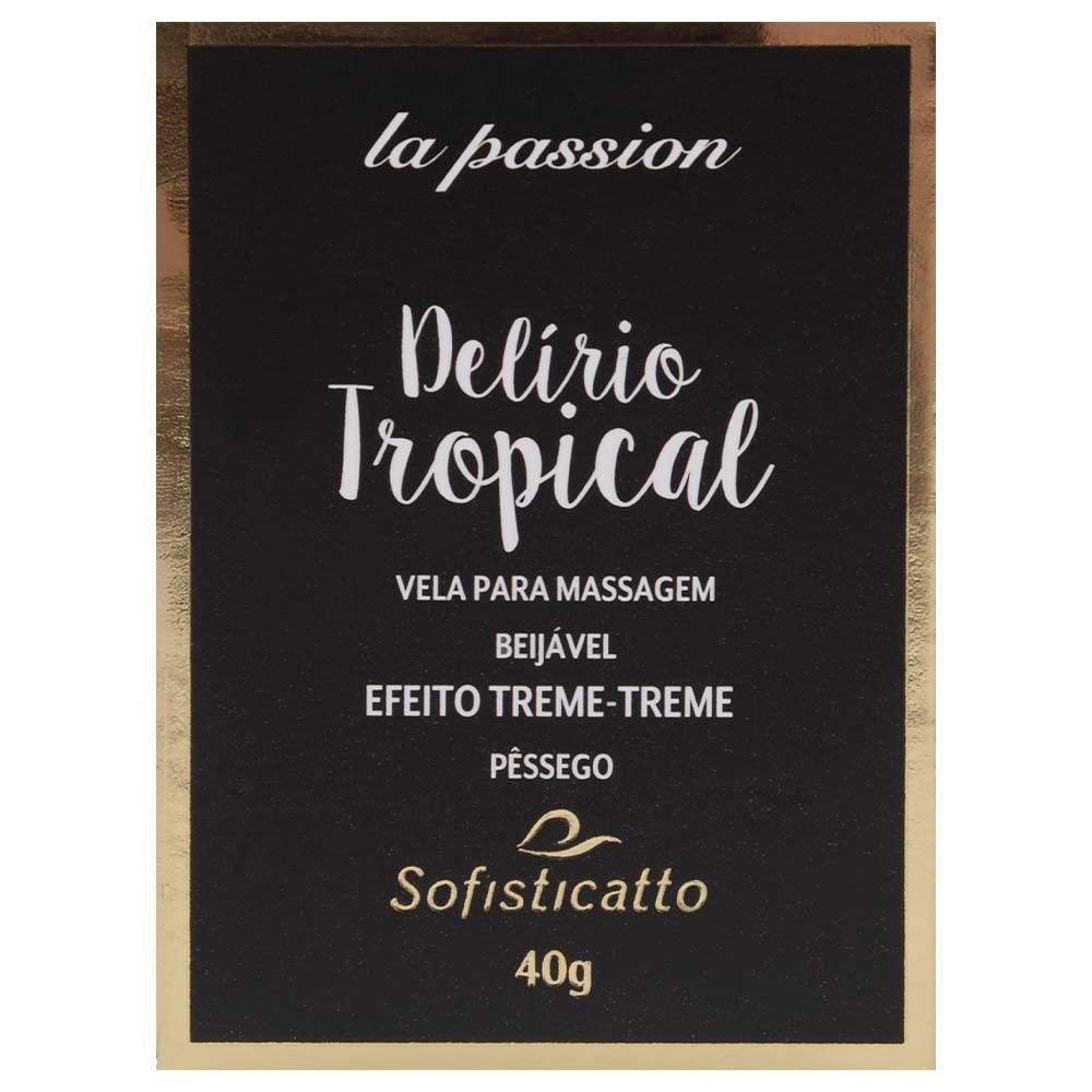 Vela Beijável Delírio Tropical 40g Sofisticatto