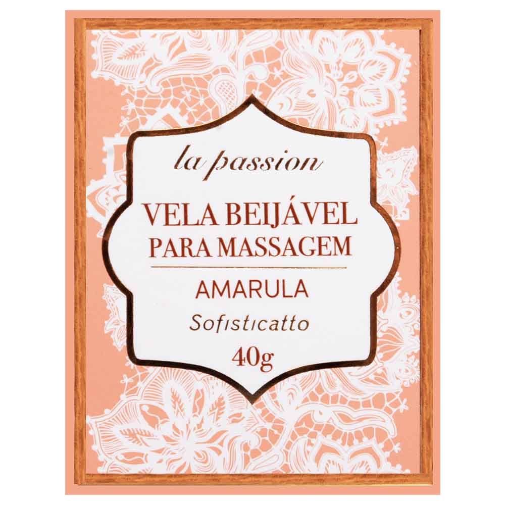 Vela Beijável Massagem La Passion 40g Sofisticatto