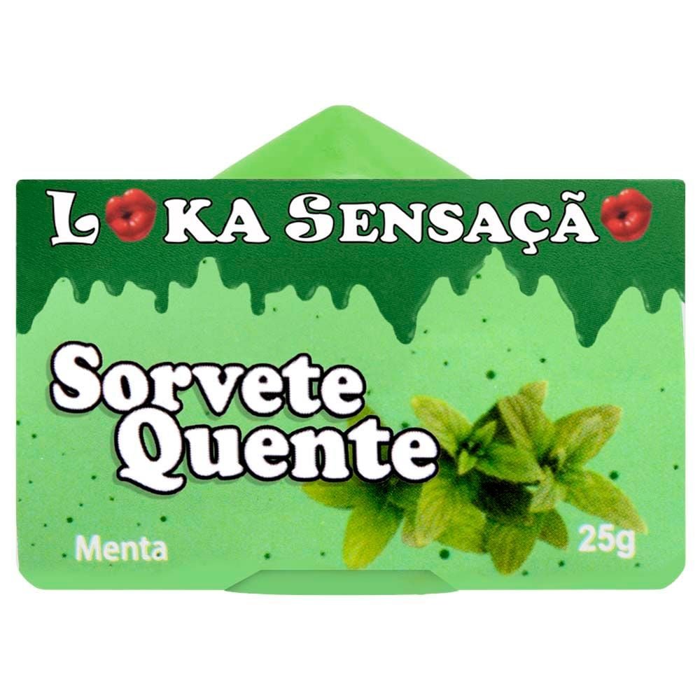 Vela Comestível Sorvete Quente 25g Loka Sensação