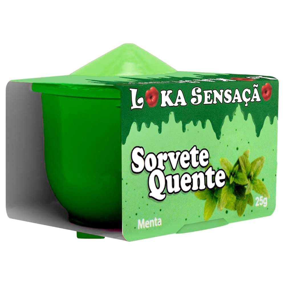 Vela Comestível Sorvete Quente 25g Loka Sensação