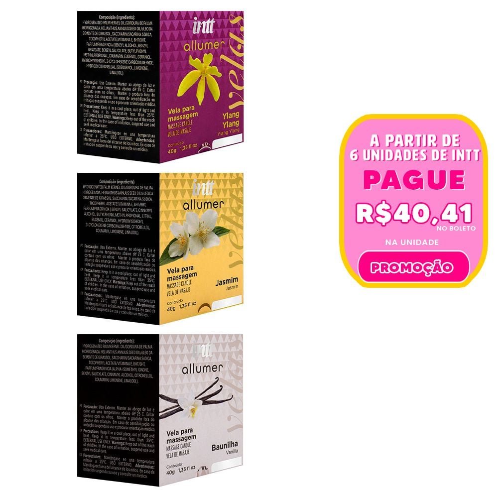 Vela De Massagem Allumer Aromática 40g Intt