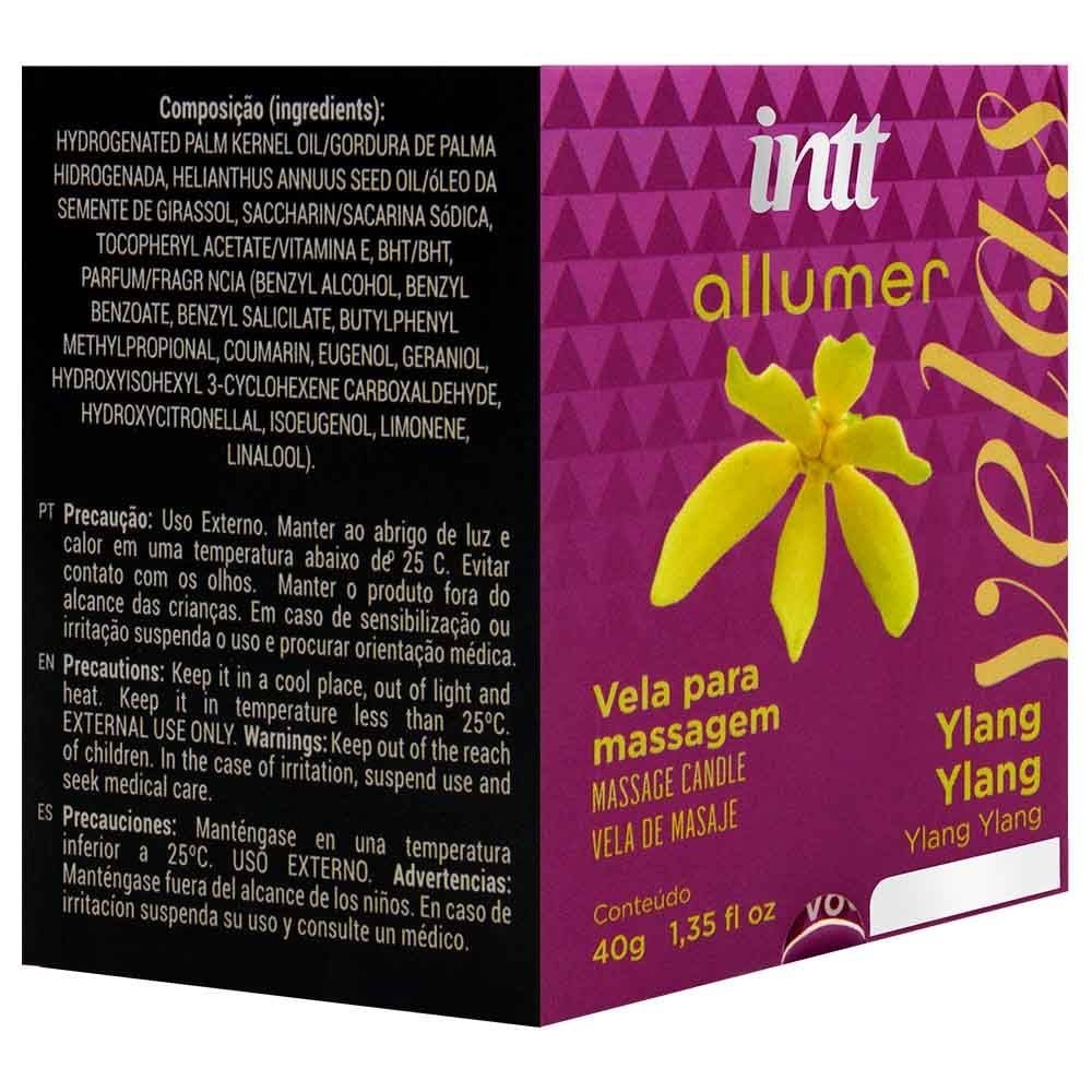 Vela De Massagem Allumer Aromática 40g Intt