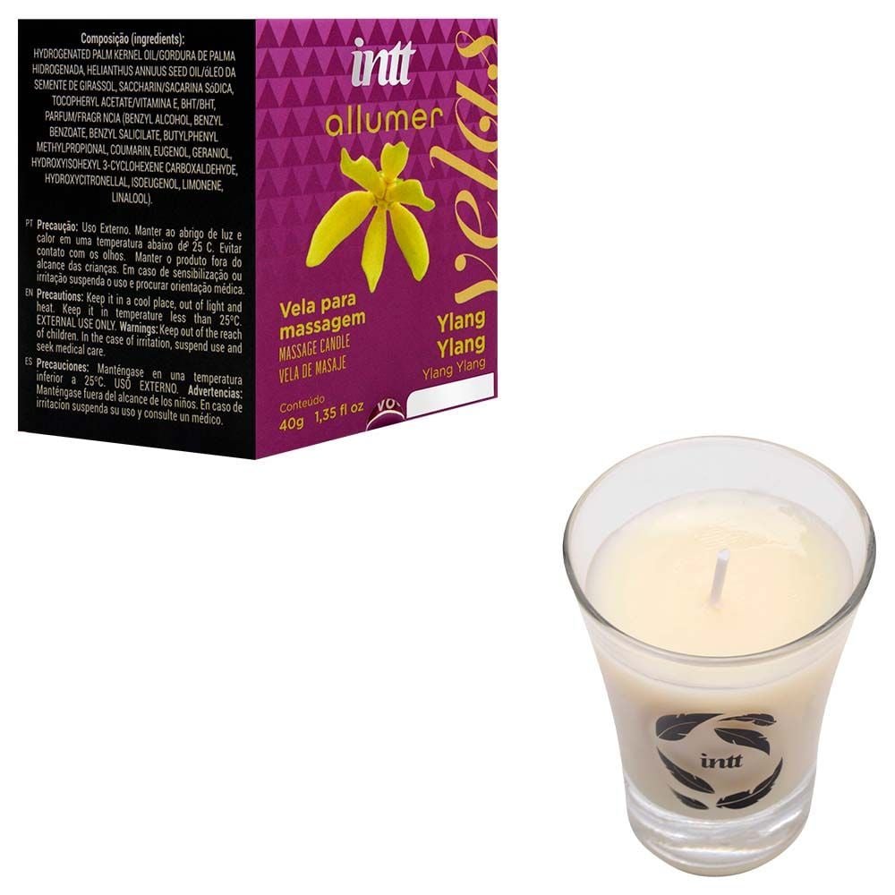 Vela De Massagem Allumer Aromática 40g Intt