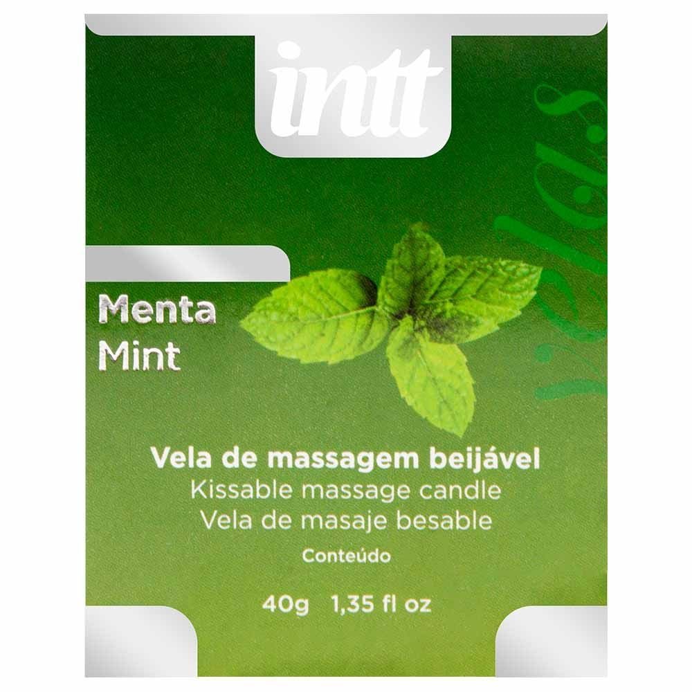 Vela De Massagem Beijável Saborizada 40g Intt