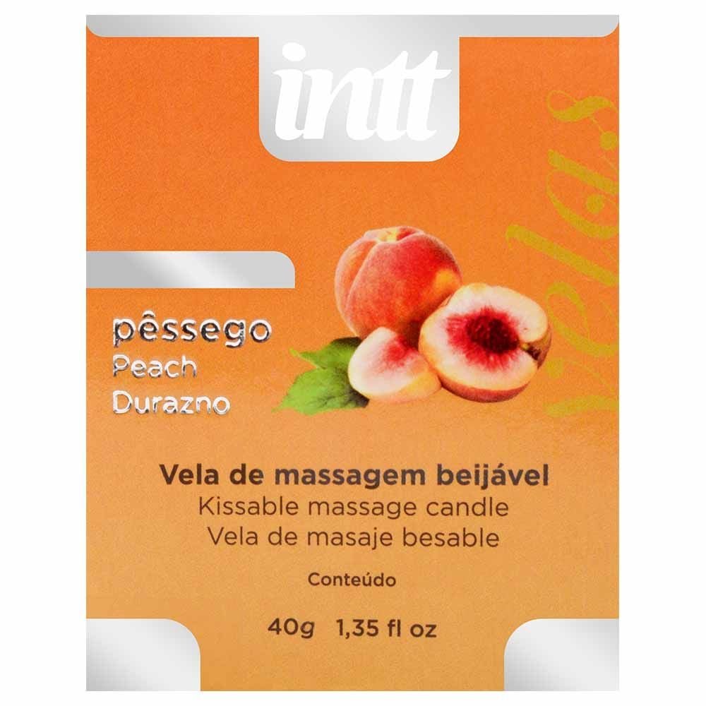 Vela De Massagem Beijável Saborizada 40g Intt