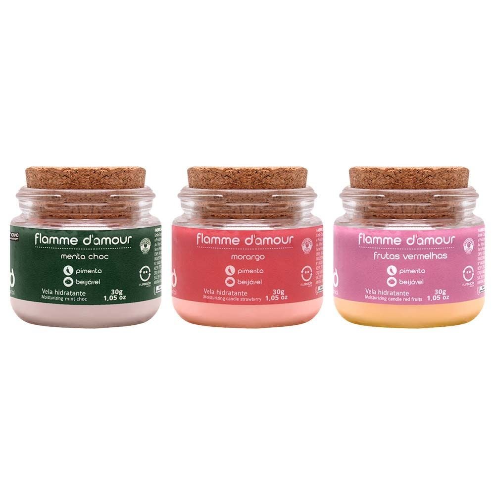 Vela Flamme D´amour Beijável 30g Santo