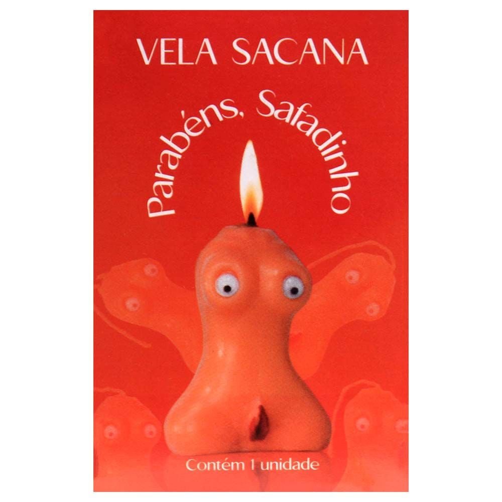 Vela Sacana Parabéns Safadinho Vagina Kgel
