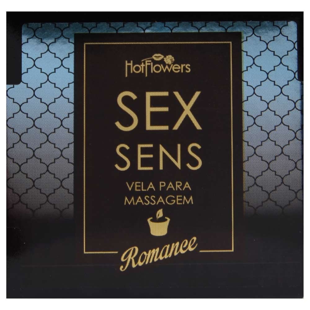 Vela Sex Sens Massagem Aromática 20g Hot Flowers