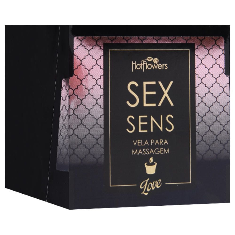 Vela Sex Sens Massagem Aromática 20g Hot Flowers