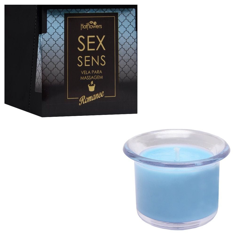 Vela Sex Sens Massagem Aromática 20g Hot Flowers