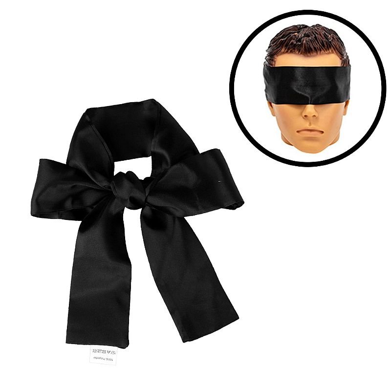 Venda para Olhos em Cetim com - Preto