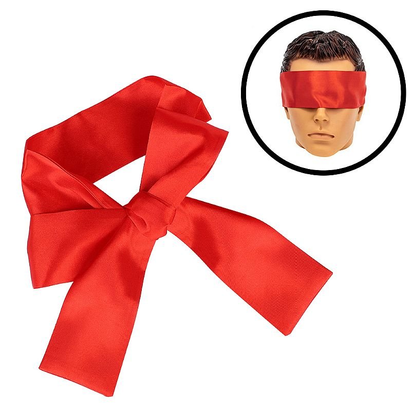 Venda para Olhos em Cetim - Vermelho