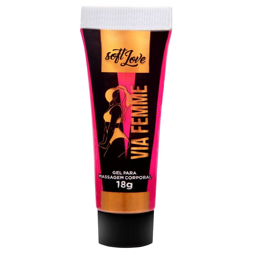 Via Femme Gel Excitante Feminino 15ml Soft Love
