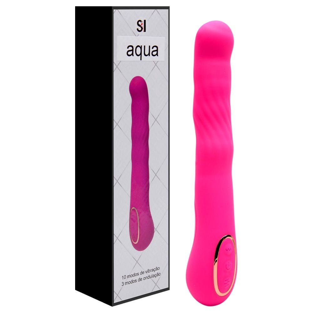 Vibrador 10 Modos Ondulações Aqua Alwup Sexy Import