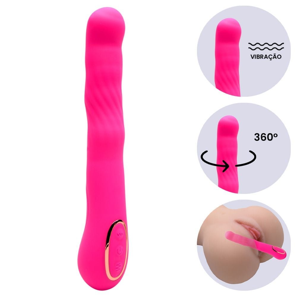 Vibrador 10 Modos Ondulações Aqua Alwup Sexy Import