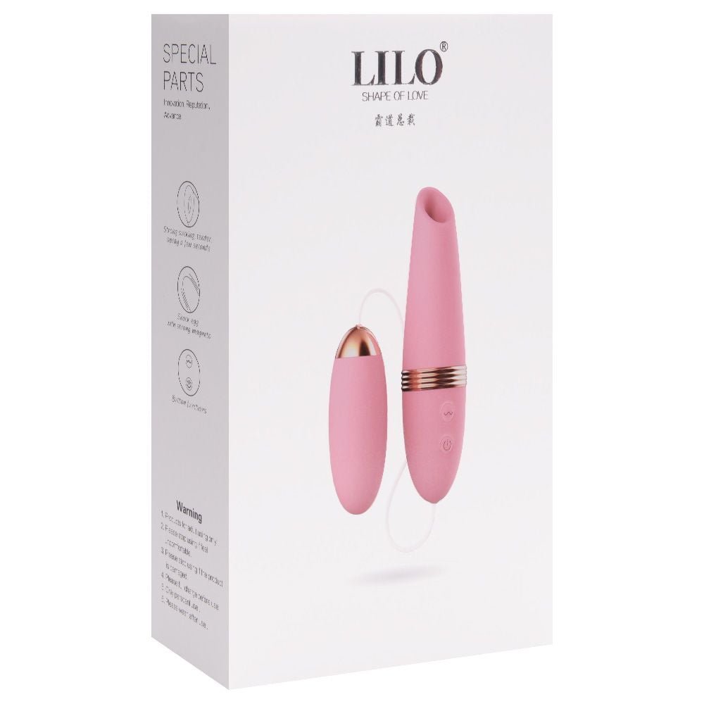 Vibrador 10 Pulsações Com Bullet Lilo Vipmix