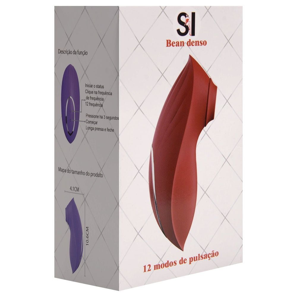 Vibrador 12 Pulsações Bean Denso Sexy Import