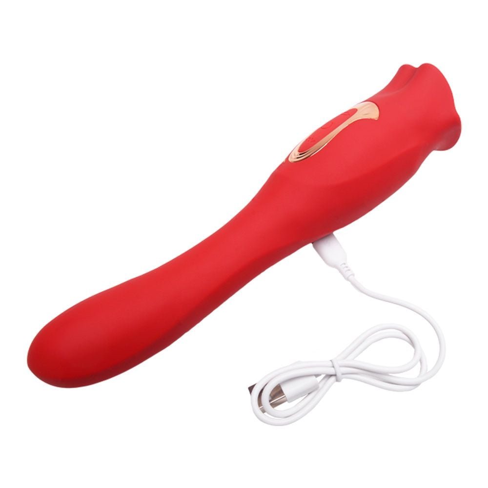 Vibrador 2 Em 1 Boca Sucção E 10 Estimulações Vipmix