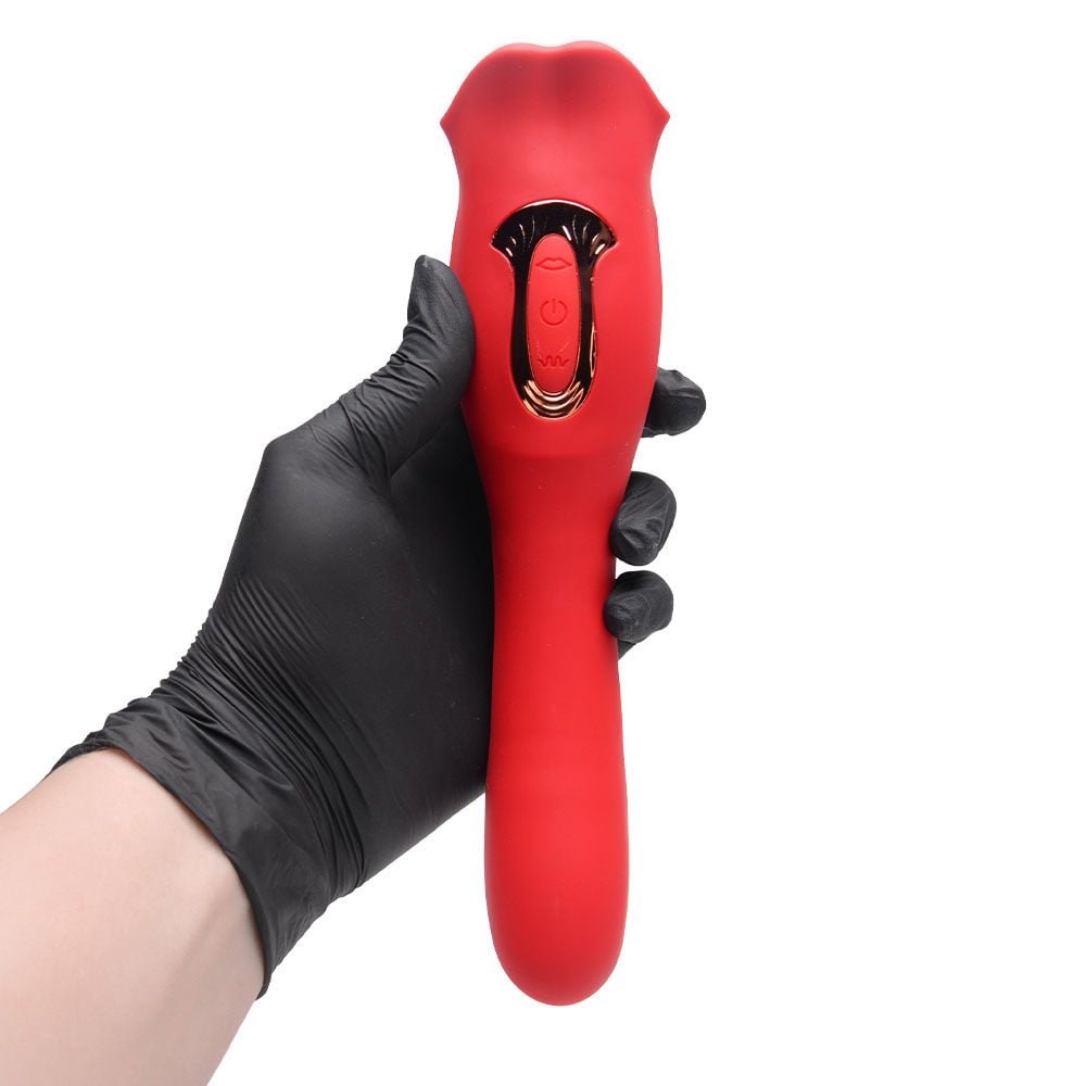 Vibrador 2 Em 1 Boca Sucção E 10 Estimulações Vipmix
