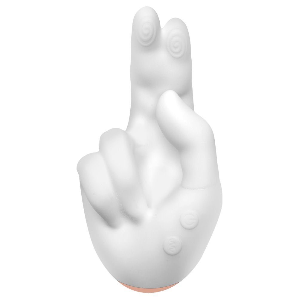 Vibrador 2 Em 1 Golden Right Hand 10 Modos Vipmix