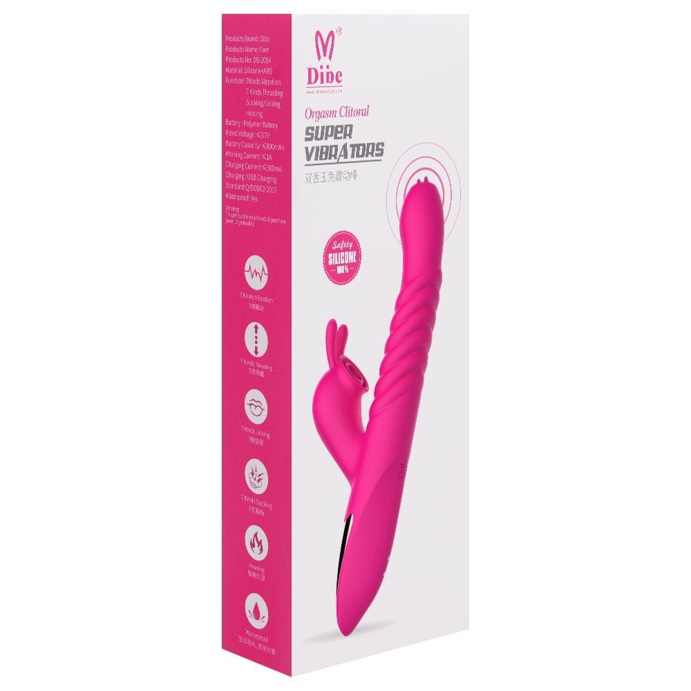 Vibrador 7 Modos E Pulsações Orgasm Dibe Vipmix