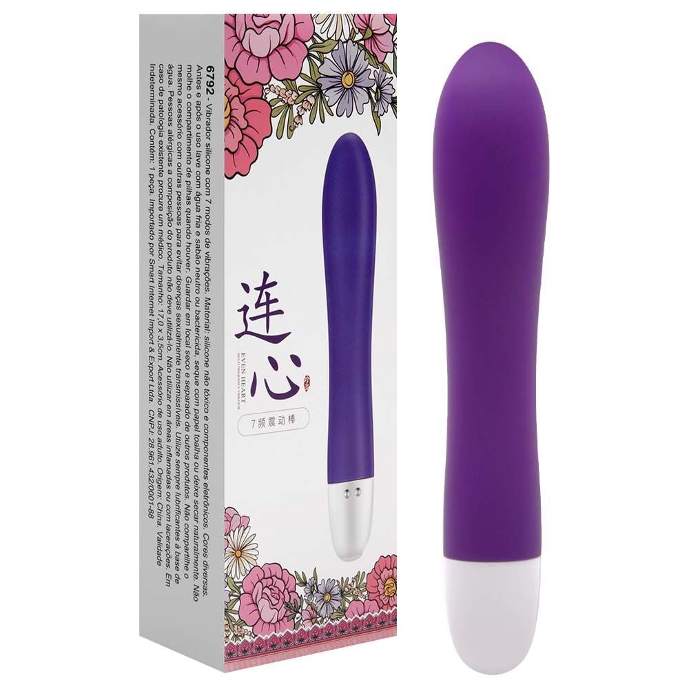 Vibrador 7 Modos Even Heart Recarregável Sexy Import