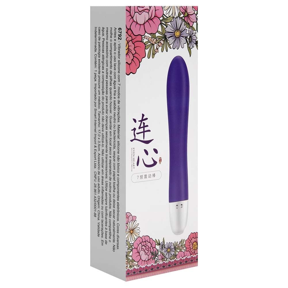 Vibrador 7 Modos Even Heart Recarregável Sexy Import
