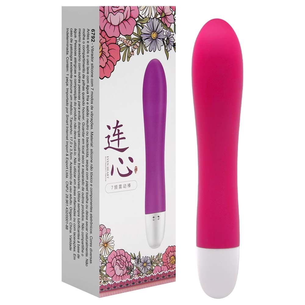 Vibrador 7 Modos Even Heart Recarregável Sexy Import