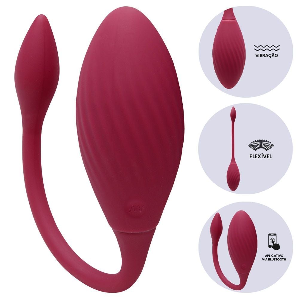 Vibrador Alrora Duas Pontas 9 Modos App Sexy Import